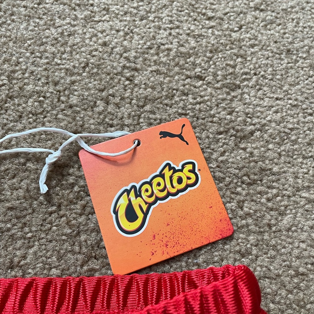 PUMA Basketball x Cheetos Dazzle Shorts “Rickie Orange” (Men’s Size Small) NWT - Picture 6 of 13